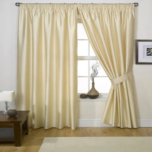 Silk Curtains Off-white color